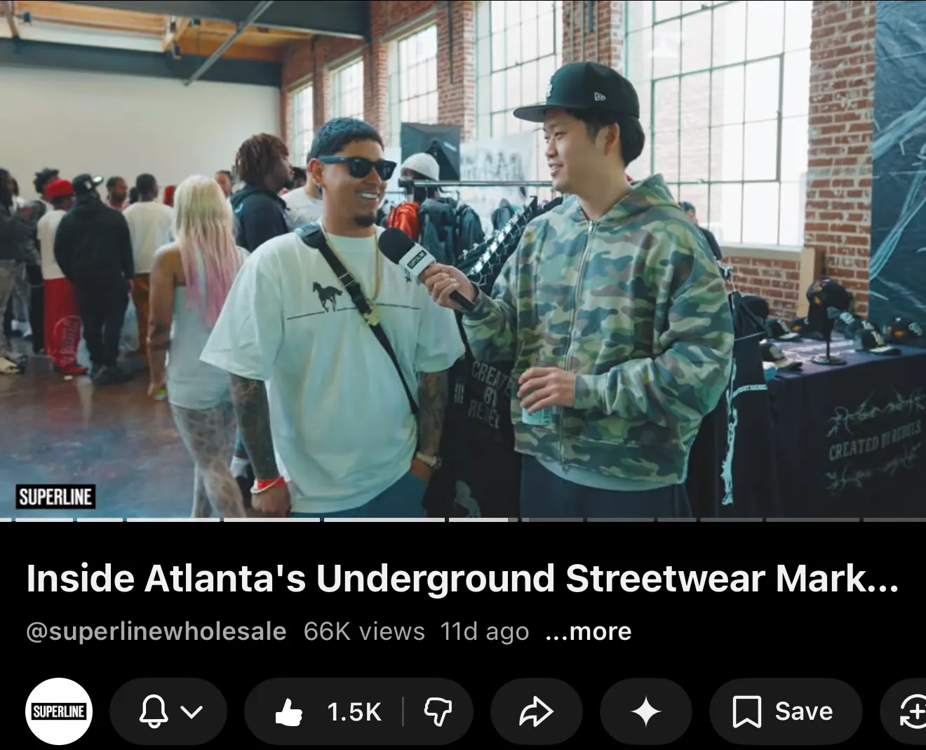 Inside Atlanta's Underground Streetwear Market · @superlinewholesale · 66K views